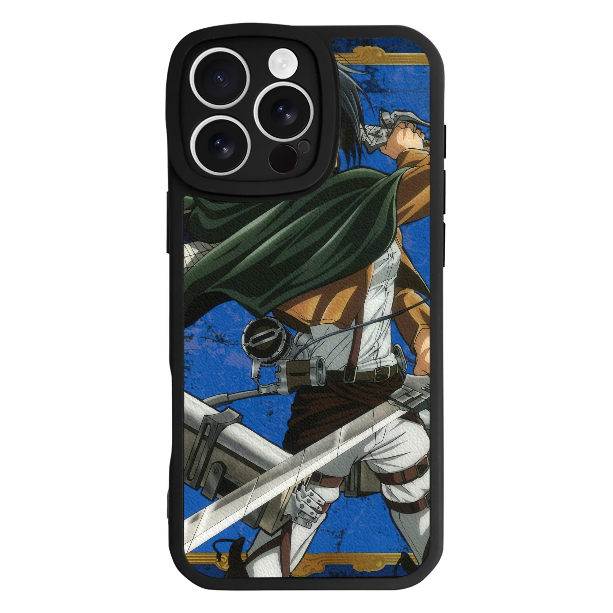 （画像用） 進撃の巨人 Attack on Titan 【iPhone 16シリーズ対応】シリコンスマホケース（レザー調） 材質：シリコン